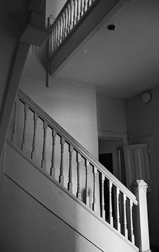 Stairs at the Mitchell house