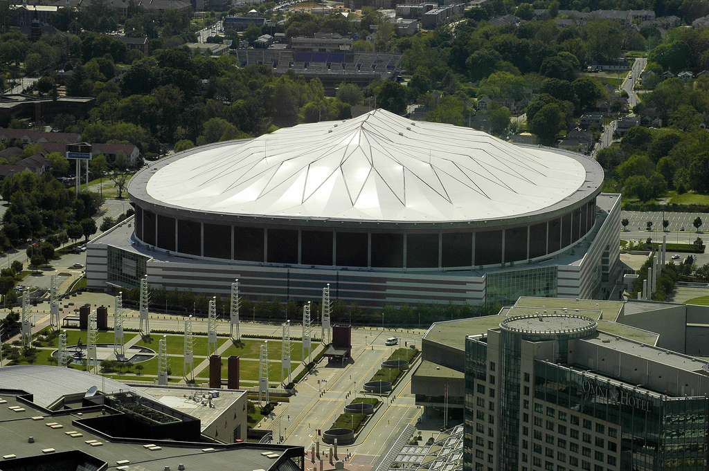 Georgia Dome, 2007. Photograph by Flickr user usumari.