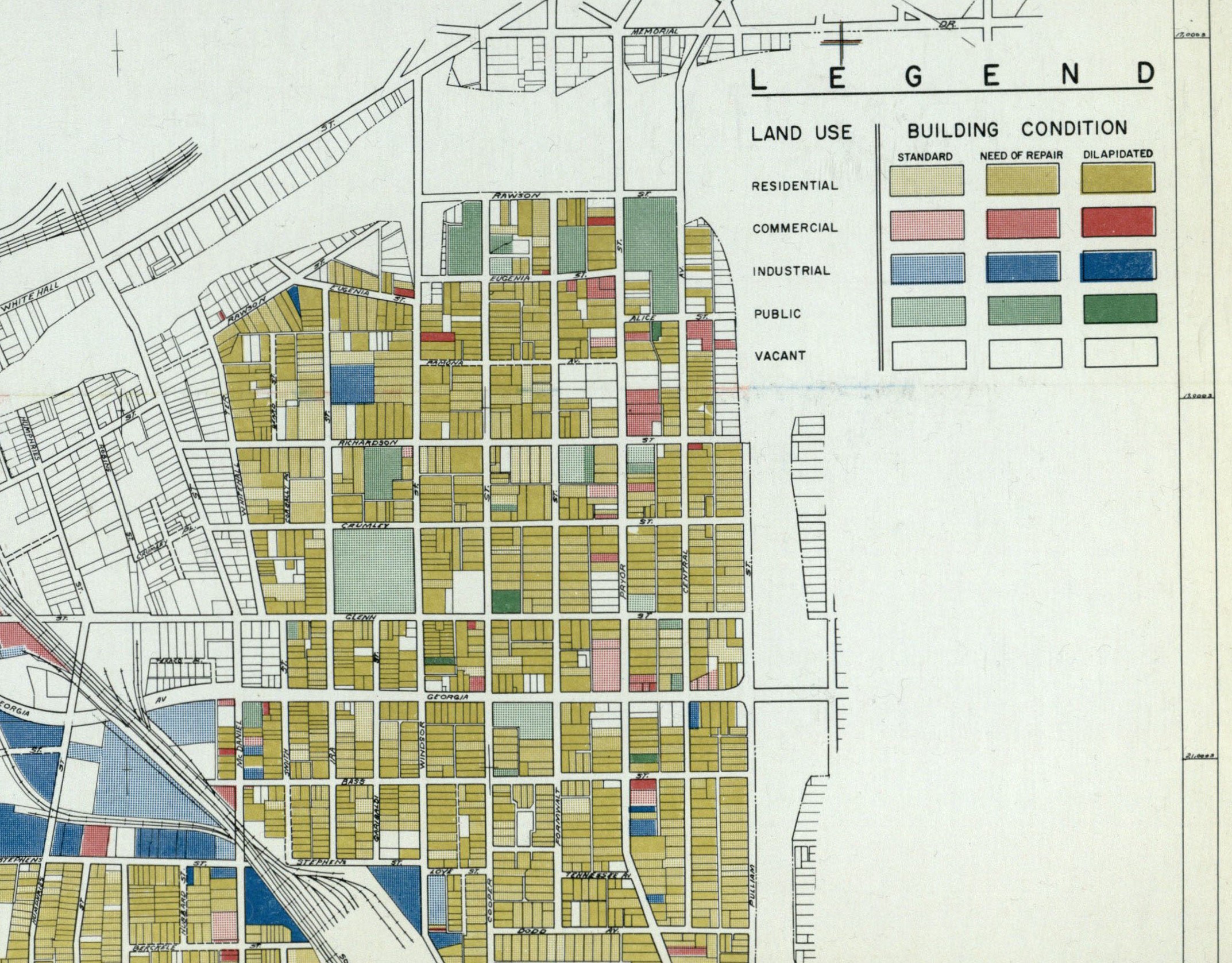 Elements of Atlanta's Workable Program: Land Use and Building Conditions; Study Areas 1 and 2