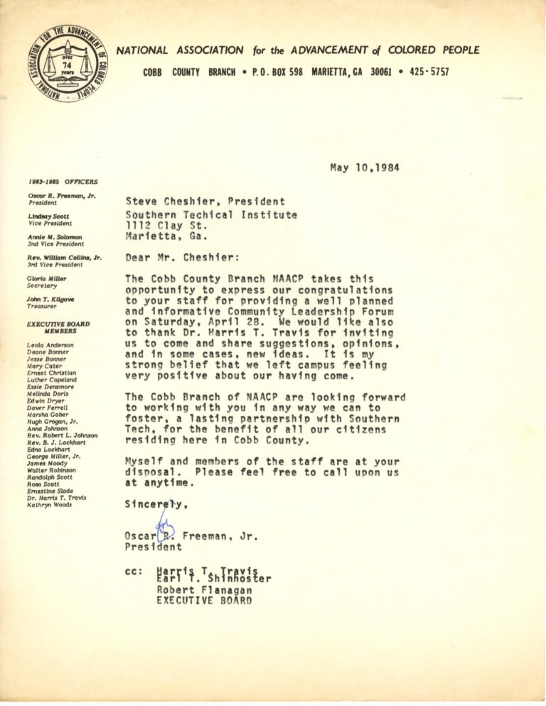 Atlanta Studies Activism Preserved The Records Of The Cobb County 